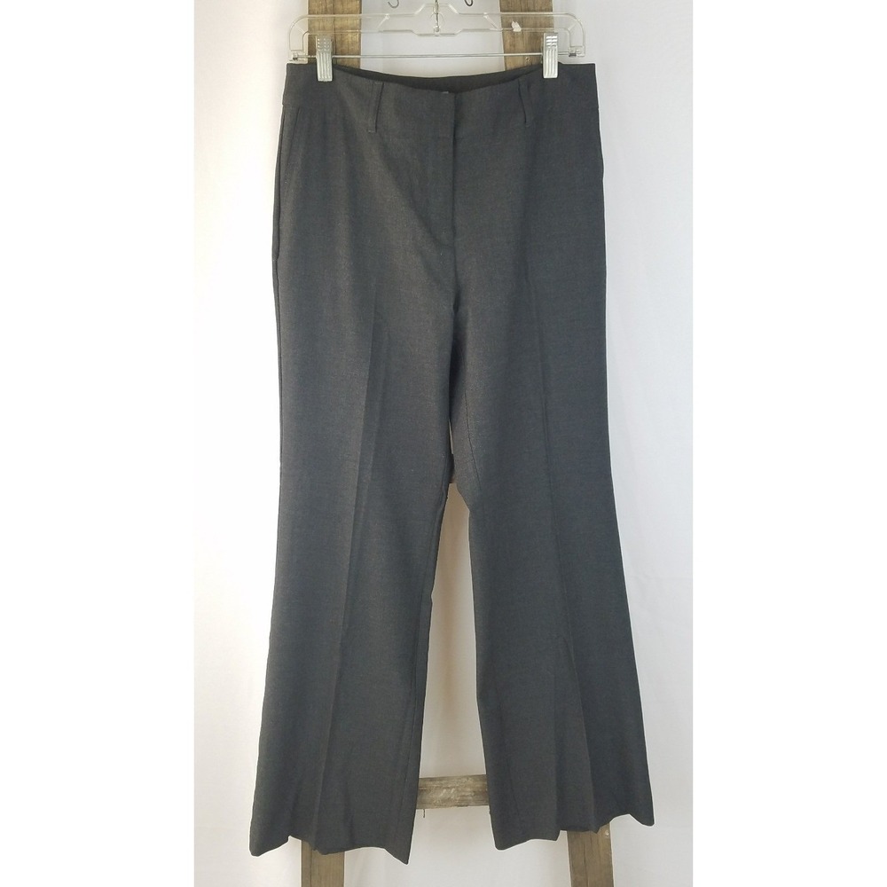 J Jill women 10 charcoal gray genuine fit at waist stretch career pants trouser